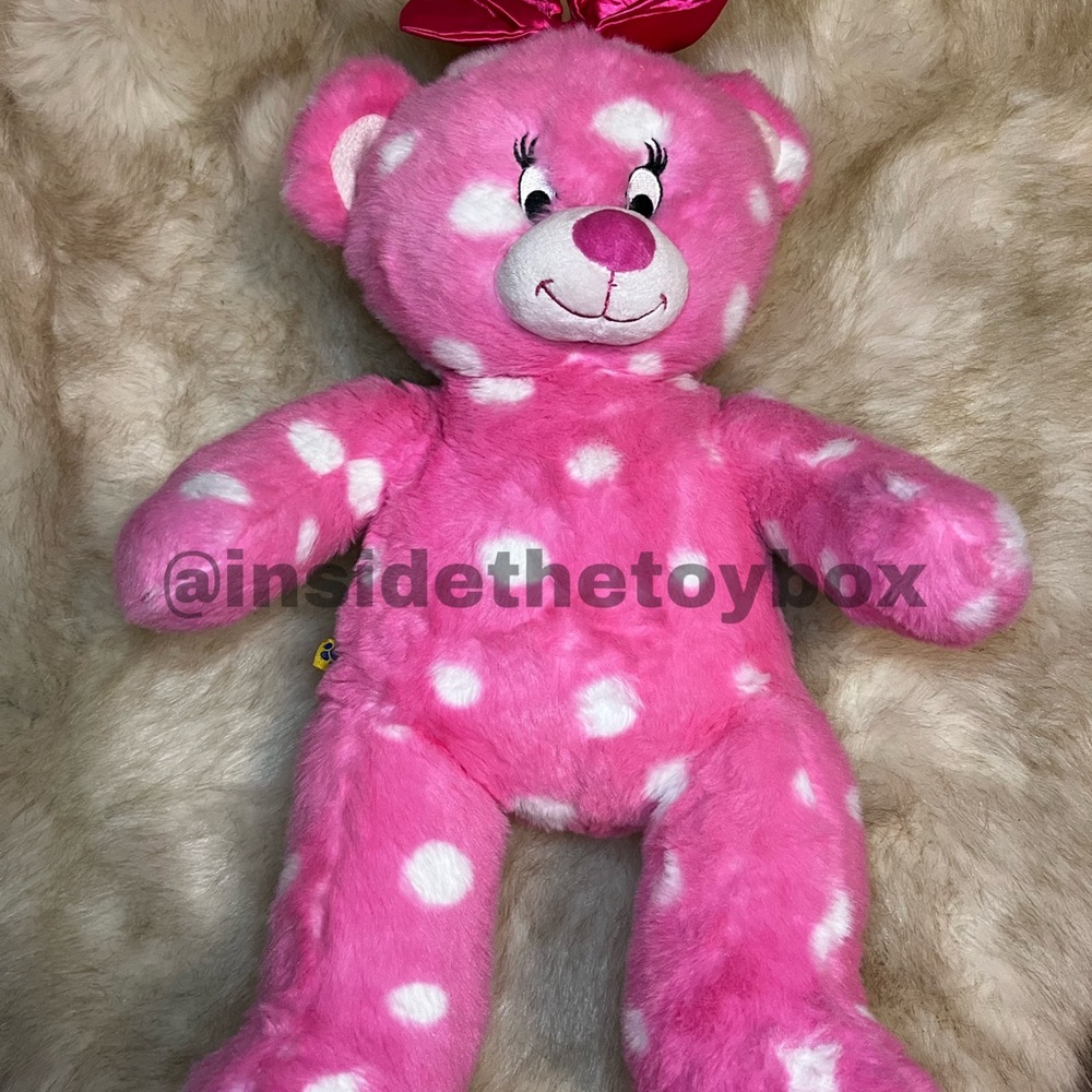 Minnie Mouse inspired bear from Build-A-Bear